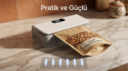 Vaculocky™ Manyetik Torba Mühürleyici