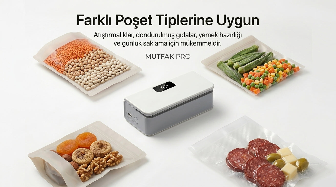 Vaculocky™ Manyetik Torba Mühürleyici